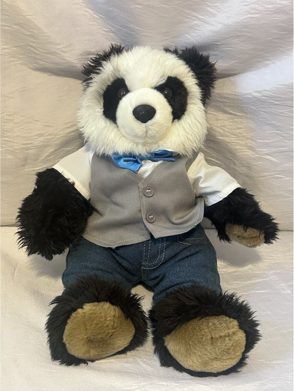 2010 Build A Bear Panda Stuffed Animal Plush Zoorrific  BAB Retired St Louis Zoo